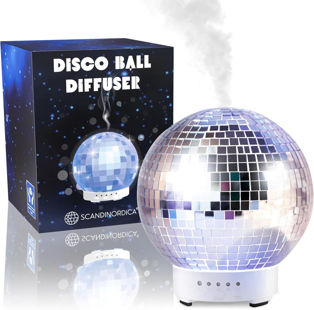 This disco ball oil diffuser brings joy to any household.