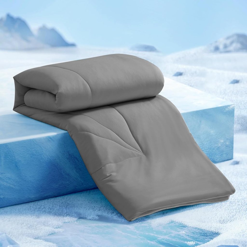 The Elegear cooling blanket is great for a relaxing bedtime.