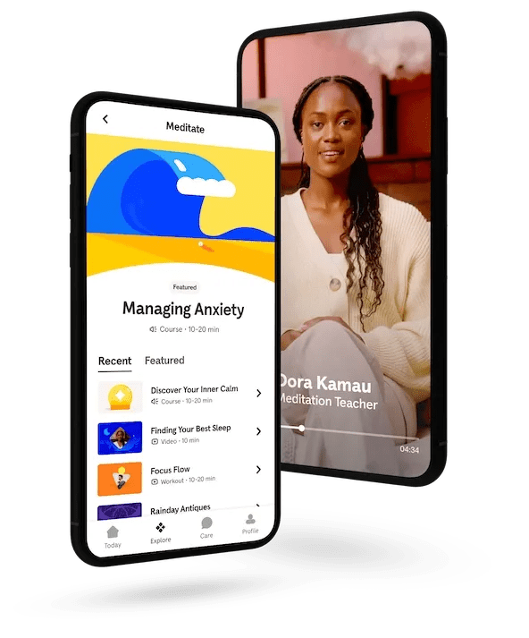 The headspace app is great for relaxation.