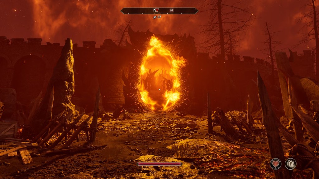 Screenshot of new portal in Oblivion Remaster