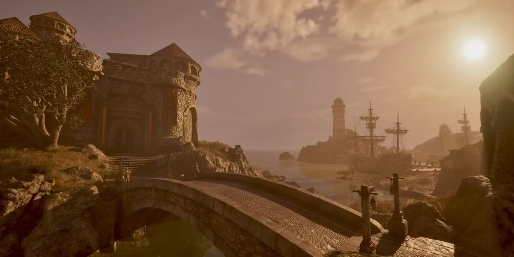 Sunset in Oblivion Remastered