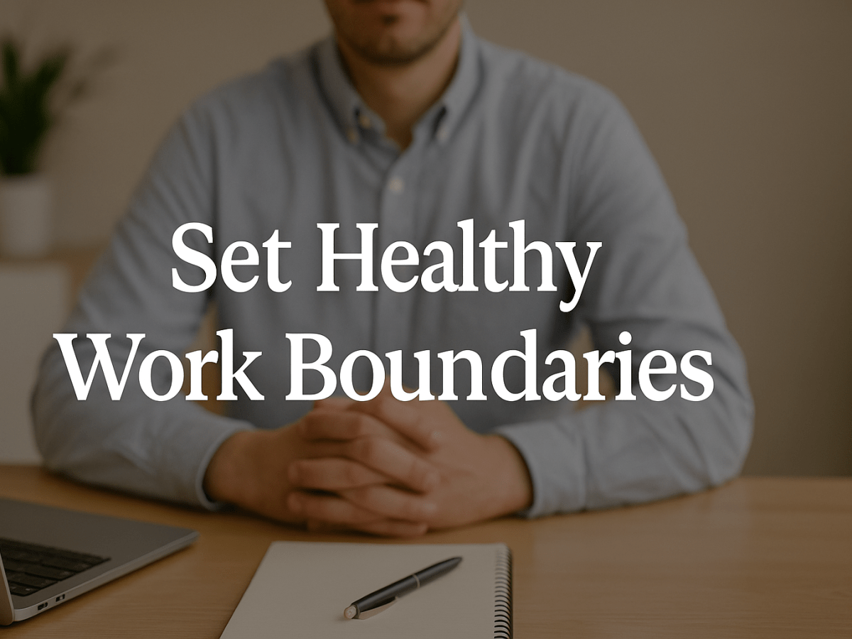 How to Set Healthy Work&nbsp;Boundaries
